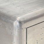 vidaXL Servantă, design aviator, 110x35x75 cm, metal vidaXL Servantă, design aviator, 110x35x75 cm, metal
