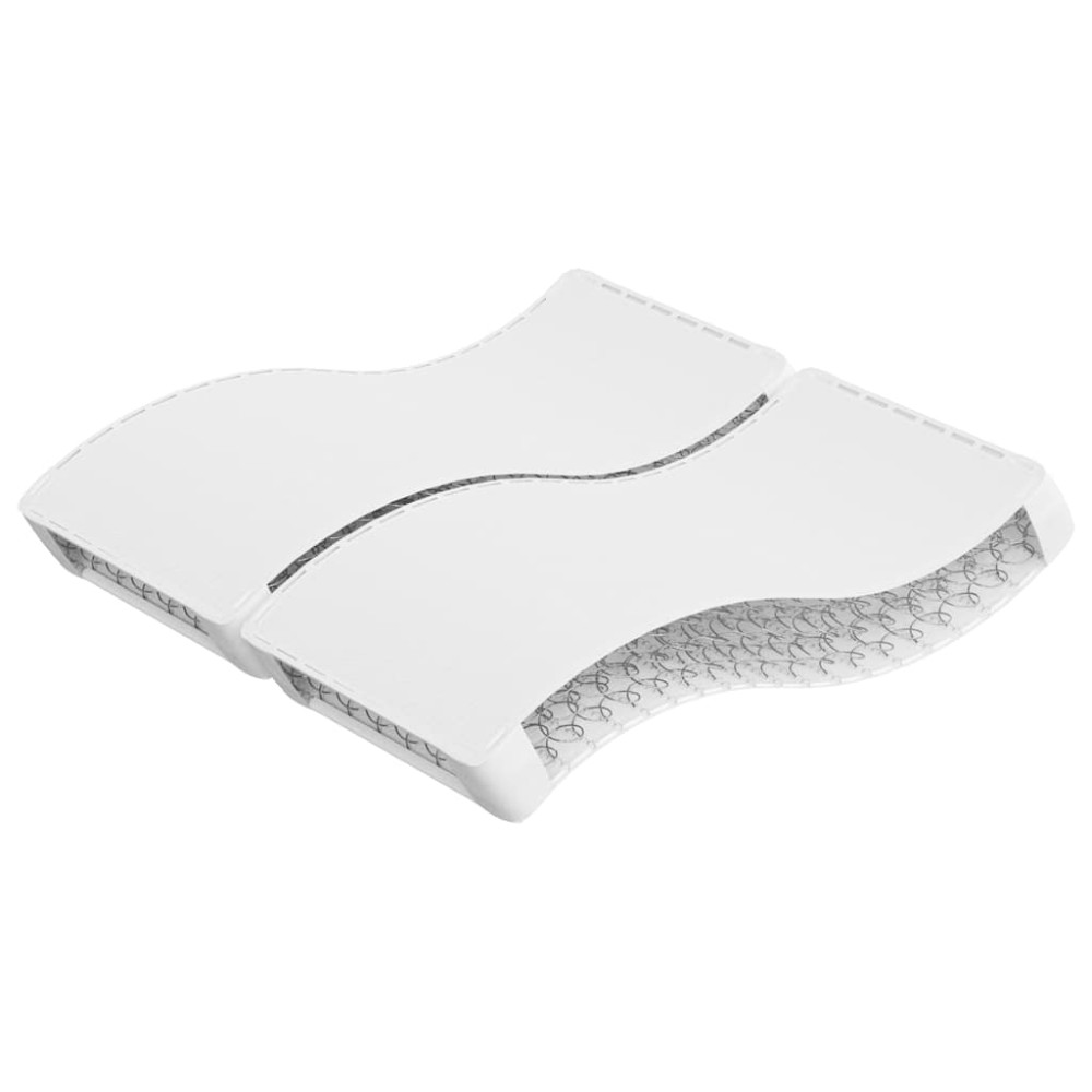 vidaXL Saltea cu arcuri bonnell King Size, fermitate medie, 200x200 cm