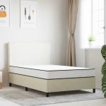 vidaXL Saltea cu arcuri bonnell, fermitate medie, 120x200 cm vidaXL Saltea cu arcuri bonnell, fermitate medie, 120x200 cm