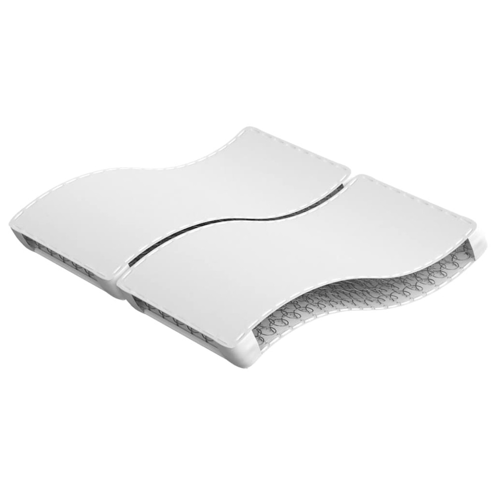 vidaXL Saltea cu arcuri bonnell King Size, fermitate medie, 200x200 cm