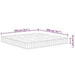 vidaXL Saltea cu arcuri buzunar, fermitate medie, 200x200 cm vidaXL Saltea cu arcuri buzunar, fermitate medie, 200x200 cm