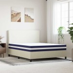 vidaXL Saltea arcuri buzunar Super King Size fermitate medie 160x200cm vidaXL Saltea arcuri buzunar Super King Size fermitate medie 160x200cm