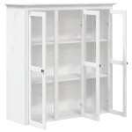 vidaXL Dulap Înalt "BODO", alb, 115,5x43x200,5 cm, lemn masiv de pin vidaXL Dulap Înalt "BODO", alb, 115,5x43x200,5 cm, lemn masiv de pin