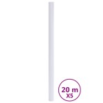 vidaXL Folii fereastra, mată, transparent, gri, PVC vidaXL Folii fereastra, mată, transparent, gri, PVC