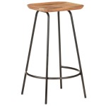 vidaXL Taburete de bar, 4 buc., lemn masiv de acacia vidaXL Taburete de bar, 4 buc., lemn masiv de acacia