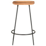 vidaXL Taburete de bar, 4 buc., lemn masiv de acacia vidaXL Taburete de bar, 4 buc., lemn masiv de acacia