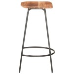 vidaXL Taburete de bar, 4 buc., lemn masiv de acacia vidaXL Taburete de bar, 4 buc., lemn masiv de acacia