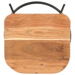 vidaXL Taburete de bar, 4 buc., lemn masiv de acacia vidaXL Taburete de bar, 4 buc., lemn masiv de acacia