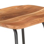 vidaXL Taburete de bar, 4 buc., lemn masiv de acacia vidaXL Taburete de bar, 4 buc., lemn masiv de acacia