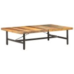 vidaXL Măsuță de cafea, 142x90x42 cm, lemn masiv reciclat vidaXL Măsuță de cafea, 142x90x42 cm, lemn masiv reciclat