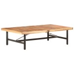 vidaXL Măsuță de cafea, 142x90x42 cm, lemn masiv de acacia vidaXL Măsuță de cafea, 142x90x42 cm, lemn masiv de acacia