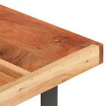 vidaXL Măsuță de cafea, 142x90x42 cm, lemn masiv de acacia vidaXL Măsuță de cafea, 142x90x42 cm, lemn masiv de acacia