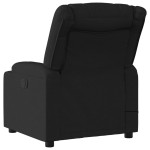 vidaXL Fotoliu electric de masaj rabatabil, negru, textil vidaXL Fotoliu electric de masaj rabatabil, negru, textil