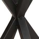 vidaXL Masă laterală, 48x48x56 cm, lemn masiv reciclat