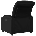 vidaXL Fotoliu electric de masaj rabatabil, negru, piele ecologică vidaXL Fotoliu electric de masaj rabatabil, negru, piele ecologică