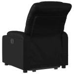 vidaXL Fotoliu electric masaj rabatabil cu ridicare, negru