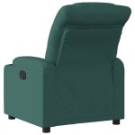 vidaXL Fotoliu rabatabil electric, verde închis, material textil vidaXL Fotoliu rabatabil electric, verde închis, material textil