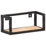 vidaXL Rafturi de perete, 2 buc., 40 cm, lemn de mango nefinisat