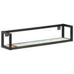 vidaXL Rafturi de perete, 2 buc., 80 cm, lemn masiv reciclat