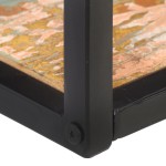 vidaXL Rafturi de perete, 2 buc., 80 cm, lemn masiv reciclat