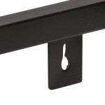vidaXL Rafturi de perete, 2 buc., 120 cm, lemn de mango nefinisat
