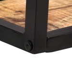 vidaXL Rafturi de perete, 2 buc., 120 cm, lemn de mango nefinisat