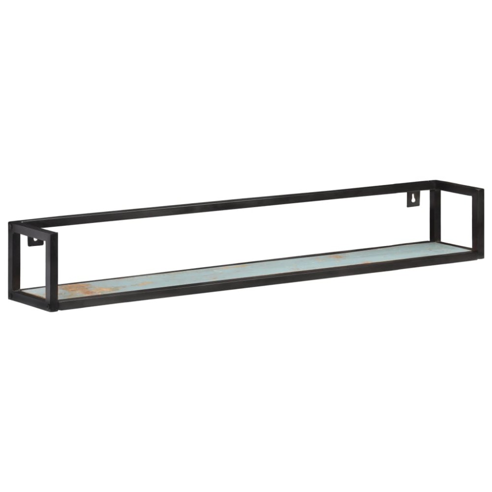 vidaXL Rafturi de perete, 2 buc., 120 cm, lemn masiv reciclat