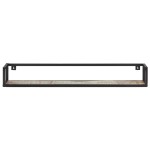 vidaXL Rafturi de perete, 2 buc., 120 cm, lemn masiv reciclat