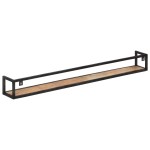 vidaXL Rafturi de perete, 2 buc., 160 cm, lemn masiv reciclat