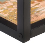 vidaXL Rafturi de perete, 2 buc., 160 cm, lemn masiv reciclat