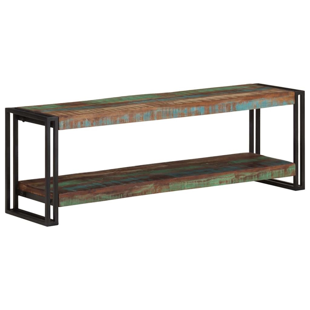 vidaXL Comodă TV, 120 x 30 x 40 cm, lemn masiv reciclat