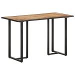 vidaXL Masă de bucătărie, 120 cm, lemn de mango nefinisat