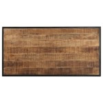 vidaXL Masă de bucătărie, 120 cm, lemn de mango nefinisat
