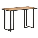 vidaXL Masă de bucătărie, 120 cm, lemn de mango nefinisat