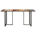 vidaXL Masă de bucătărie, 160 cm, lemn masiv reciclat vidaXL Masă de bucătărie, 160 cm, lemn masiv reciclat