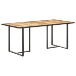 vidaXL Masă de bucătărie, 180 cm, lemn de mango nefinisat vidaXL Masă de bucătărie, 180 cm, lemn de mango nefinisat