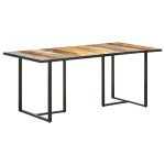 vidaXL Masă de bucătărie, 180 cm, lemn masiv reciclat vidaXL Masă de bucătărie, 180 cm, lemn masiv reciclat