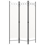 vidaXL Paravan de cameră cu 3 panouri, alb, 120 x 180 cm vidaXL Paravan de cameră cu 3 panouri, alb, 120 x 180 cm