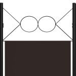 vidaXL Paravan de cameră cu 3 panouri, maro, 120 x 180 cm vidaXL Paravan de cameră cu 3 panouri, maro, 120 x 180 cm