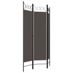 vidaXL Paravan de cameră cu 3 panouri, antracit, 120 x 180 cm vidaXL Paravan de cameră cu 3 panouri, antracit, 120 x 180 cm