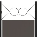 vidaXL Paravan de cameră cu 4 panouri, antracit, 160x180 cm vidaXL Paravan de cameră cu 4 panouri, antracit, 160x180 cm