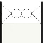 vidaXL Paravan de cameră cu 4 panouri, alb, 160x180cm vidaXL Paravan de cameră cu 4 panouri, alb, 160x180cm