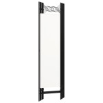 vidaXL Paravan de cameră cu 5 panouri, alb, 200 x 180 cm vidaXL Paravan de cameră cu 5 panouri, alb, 200 x 180 cm