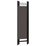 vidaXL Paravan de cameră cu 5 panouri, antracit, 200 x 180 cm vidaXL Paravan de cameră cu 5 panouri, antracit, 200 x 180 cm