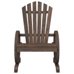 vidaXL Scaune de grădină Adirondack, 4 buc., lemn masiv de brad vidaXL Scaune de grădină Adirondack, 4 buc., lemn masiv de brad