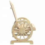 vidaXL Set mobilier de grădină, 3 piese, lemn masiv de brad vidaXL Set mobilier de grădină, 3 piese, lemn masiv de brad