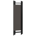 vidaXL Paravan de cameră cu 6 panouri, antracit, 240 x 180 cm