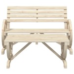 vidaXL Set mobilier de grădină, 4 piese, lemn masiv de brad