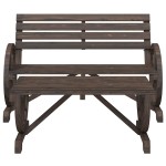 vidaXL Set mobilier de grădină, 4 piese, lemn masiv de brad vidaXL Set mobilier de grădină, 4 piese, lemn masiv de brad