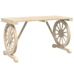 vidaXL Set mobilier de grădină, 3 piese, lemn masiv de brad vidaXL Set mobilier de grădină, 3 piese, lemn masiv de brad